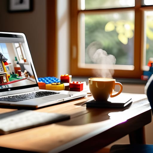 How to work remotely with children at home.